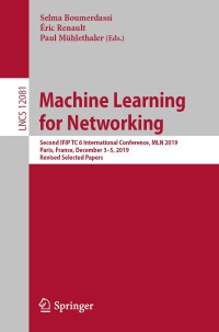 Cover image: Machine Learning for Networking 1st edition 9783030457778