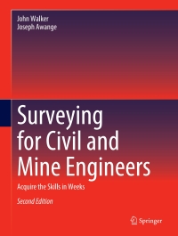 表紙画像: Surveying for Civil and Mine Engineers 2nd edition 9783030458027