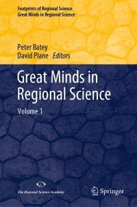 صورة الغلاف: Great Minds in Regional Science 1st edition 9783030461560
