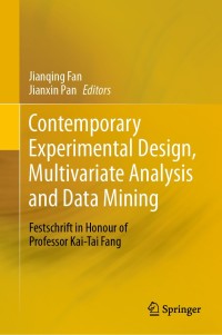 Imagen de portada: Contemporary Experimental Design, Multivariate Analysis and Data Mining 1st edition 9783030461607