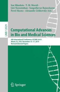 Omslagafbeelding: Computational Advances in Bio and Medical Sciences 1st edition 9783030461652