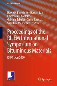 Titelbild: Proceedings of the RILEM International Symposium on Bituminous Materials 9783030464547
