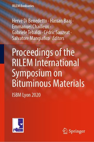 Cover image: Proceedings of the RILEM International Symposium on Bituminous Materials 9783030464547