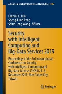 Cover image: Security with Intelligent Computing and Big-Data Services 2019 1st edition 9783030468279