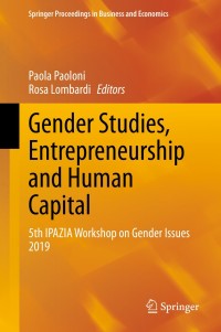 Cover image: Gender Studies, Entrepreneurship and Human Capital 1st edition 9783030468736