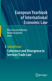 Cover image: Coherence and Divergence in Services Trade Law 1st edition 9783030469542