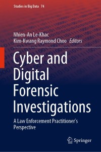 Imagen de portada: Cyber and Digital Forensic Investigations 1st edition 9783030471309