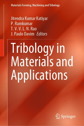 Imagen de portada: Tribology in Materials and Applications 1st edition 9783030474508