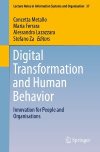 Titelbild: Digital Transformation and Human Behavior 1st edition 9783030475383