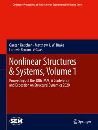 Cover image: Nonlinear Structures & Systems, Volume 1 1st edition 9783030476250