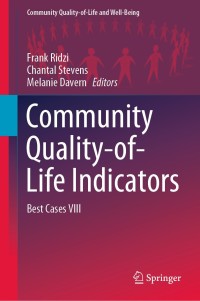 Cover image: Community Quality-of-Life Indicators 1st edition 9783030481810