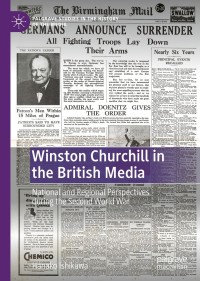 Imagen de portada: Winston Churchill in the British Media 9783030482510