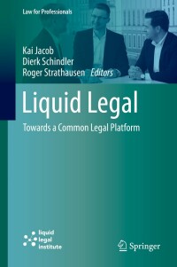 Cover image: Liquid Legal 1st edition 9783030482657