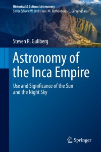Cover image: Astronomy of the Inca Empire 9783030483654