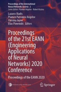 Immagine di copertina: Proceedings of the 21st EANN (Engineering Applications of Neural Networks) 2020 Conference 1st edition 9783030487904