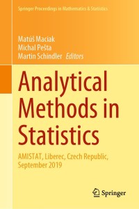 Cover image: Analytical Methods in Statistics 1st edition 9783030488130