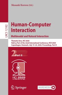 表紙画像: Human-Computer Interaction. Multimodal and Natural Interaction 1st edition 9783030490614