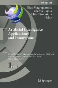 Cover image: Artificial Intelligence Applications and Innovations 1st edition 9783030491604