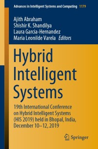 Imagen de portada: Hybrid Intelligent Systems 1st edition 9783030493356