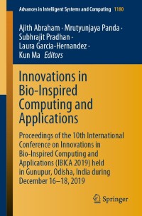 Cover image: Innovations in Bio-Inspired Computing and Applications 1st edition 9783030493387