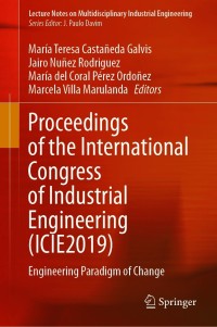 Cover image: Proceedings of the International Congress of Industrial Engineering (ICIE2019) 1st edition 9783030493691