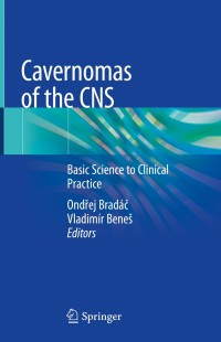 Titelbild: Cavernomas of the CNS 1st edition 9783030494056