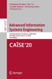 Imagen de portada: Advanced Information Systems Engineering 1st edition 9783030494346