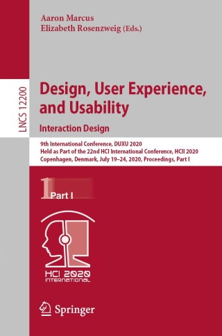 Cover image: Design, User Experience, and Usability. Interaction Design 1st edition 9783030497125