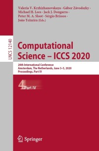 Cover image: Computational Science – ICCS 2020 1st edition 9783030504229