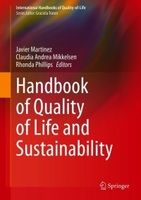 Cover image: Handbook of Quality of Life and Sustainability 1st edition 9783030505394
