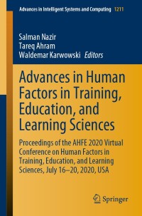 Cover image: Advances in Human Factors in Training, Education, and Learning Sciences 1st edition 9783030508951