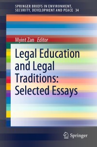 Cover image: Legal Education and Legal Traditions: Selected Essays 1st edition 9783030509026