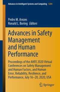 Imagen de portada: Advances in Safety Management and Human Performance 1st edition 9783030509453