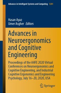 Cover image: Advances in Neuroergonomics and Cognitive Engineering 1st edition 9783030510404