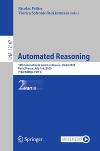 Cover image: Automated Reasoning 1st edition 9783030510534