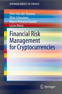Imagen de portada: Financial Risk Management for Cryptocurrencies 9783030510923