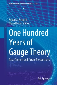 Imagen de portada: One Hundred Years of Gauge Theory 1st edition 9783030511968