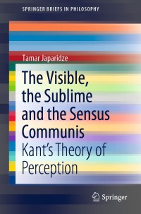 Immagine di copertina: The Visible, the Sublime and the Sensus Communis 9783030514198