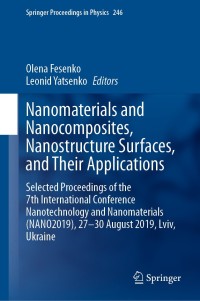 Cover image: Nanomaterials and Nanocomposites, Nanostructure Surfaces,  and  Their Applications 1st edition 9783030519049