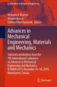 صورة الغلاف: Advances in Mechanical Engineering, Materials and Mechanics 1st edition 9783030520700