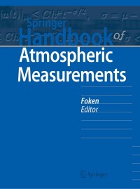 Cover image: Springer Handbook of Atmospheric Measurements 9783030521707