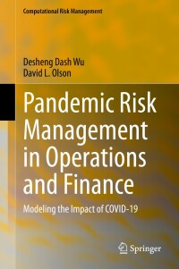 Titelbild: Pandemic Risk Management in Operations and Finance 9783030521967