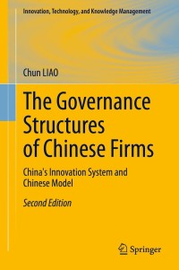 Titelbild: The Governance Structures of Chinese Firms 2nd edition 9783030522179
