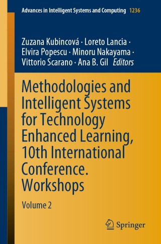 Imagen de portada: Methodologies and Intelligent Systems for Technology Enhanced Learning, 10th International Conference. Workshops 1st edition 9783030522865