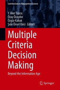 Titelbild: Multiple Criteria Decision Making 9783030524050