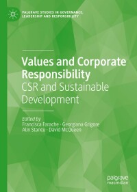 表紙画像: Values and Corporate Responsibility 1st edition 9783030524654