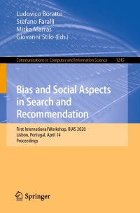 Cover image: Bias and Social Aspects in Search and Recommendation 1st edition 9783030524845
