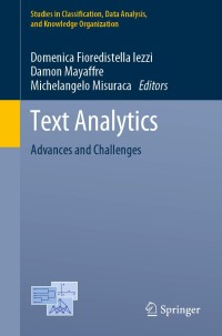 Imagen de portada: Text Analytics 1st edition 9783030526795