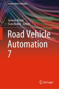 Titelbild: Road Vehicle Automation 7 1st edition 9783030528393