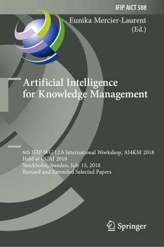 Imagen de portada: Artificial Intelligence for Knowledge Management 1st edition 9783030529024